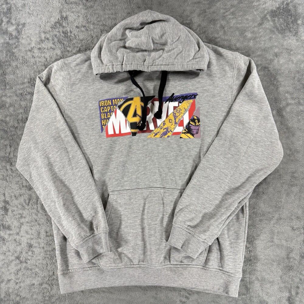 Marvel Avengers Scrapbook Logo‎ Hoodie Disneyland Paris Exclusive XXL